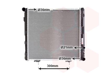 VAN WEZEL Radiators, Motora dzesēšanas sistēma 30002126